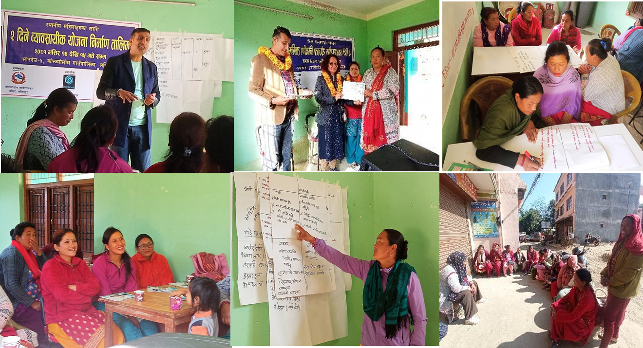 Training on Local level Business Plan making